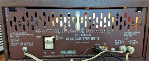 Klangmeister RG12; Siemens & Halske, - (ID = 2300402) Radio