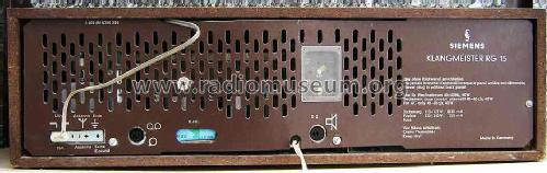 Klangmeister RG15; Siemens & Halske, - (ID = 763161) Radio