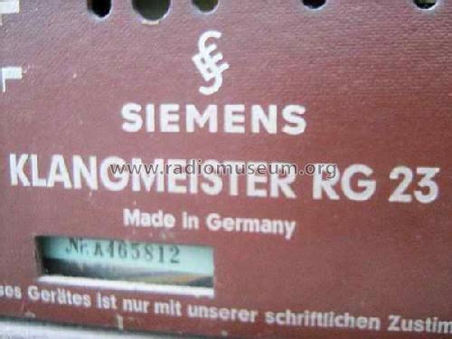 Klangmeister RG23; Siemens & Halske, - (ID = 1476833) Radio