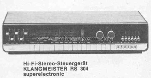 Klangmeister RS304 superelectronic; Siemens & Halske, - (ID = 382653) Radio