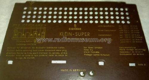 Klein-Super 52 SH522GW; Siemens & Halske, - (ID = 956178) Radio