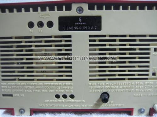 Kleinsuper A7; Siemens & Halske, - (ID = 759347) Radio