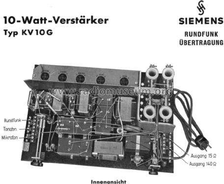 KV10G; Siemens & Halske, - (ID = 963477) Ampl/Mixer
