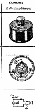 KW-Empfänger ; Siemens & Halske, - (ID = 1374001) Crystal