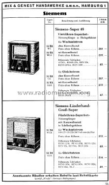 Länderband-Super 48WLK; Siemens & Halske, - (ID = 1581755) Radio