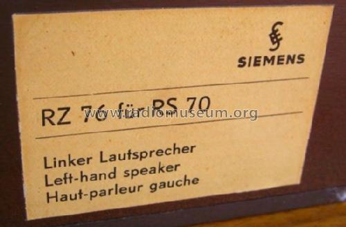 Lautsprecher Box RZ-76; Siemens & Halske, - (ID = 1639206) Parlante