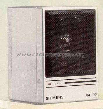 Mini-Aktiv-Lautsprecherbox RA 100; Siemens & Halske, - (ID = 1335493) Speaker-P