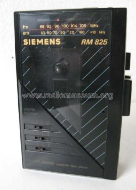 AM-FM Stero Cassette Tape Player RM825; Siemens & Halske, - (ID = 1743470) Radio