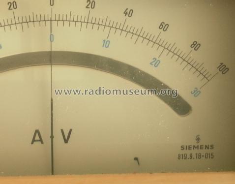 Multimeter +/- µA Multizet M819.9.1B-015; Siemens & Halske, - (ID = 1465531) Equipment