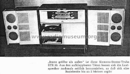 Musik-Truhe Stereo STR30; Siemens & Halske, - (ID = 1322824) Radio