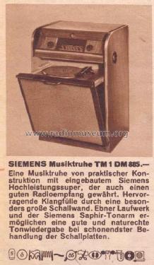 Musiktisch TM1; Siemens & Halske, - (ID = 29450) Radio