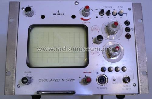 Oscillarzet M 07222; Siemens & Halske, - (ID = 2460791) Equipment