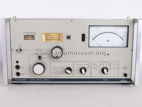 Pegelmesser Level Meter 100 MHz D2072; Siemens & Halske, - (ID = 1786989) Equipment