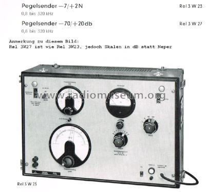 Pegelsender Rel 3 W 27; Siemens & Halske, - (ID = 2157038) Ausrüstung