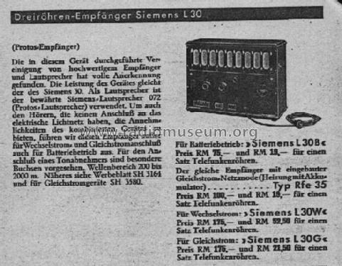 Protos Rfe25 ; Siemens & Halske, - (ID = 41018) Radio