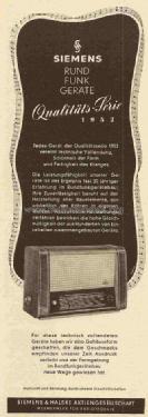 Qualitätssuper 52 SH813W; Siemens & Halske, - (ID = 716715) Radio