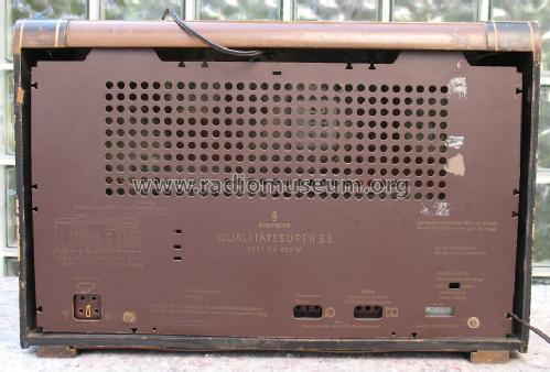 Qualitätssuper 53 SH823W; Siemens & Halske, - (ID = 1005932) Radio