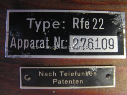 Rfe22; Siemens & Halske, - (ID = 164810) Radio