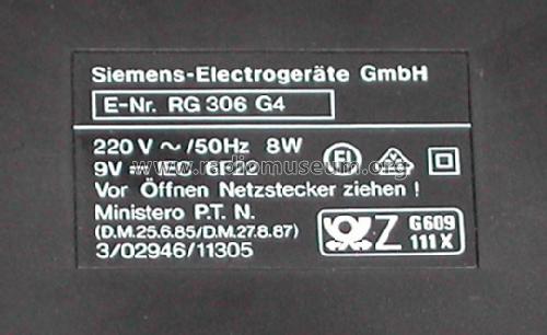 RG 306; Siemens & Halske, - (ID = 801542) Radio