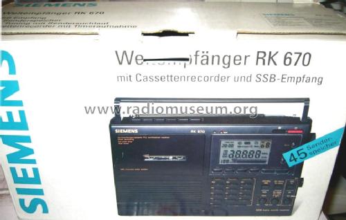 SSB Trans World Receiver RK670; Siemens & Halske, - (ID = 1116235) Radio