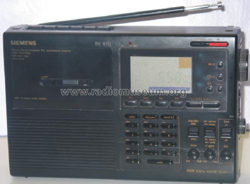 SSB Trans World Receiver RK670; Siemens & Halske, - (ID = 452238) Radio