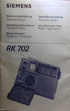 RK-702; Siemens & Halske, - (ID = 1491091) Radio