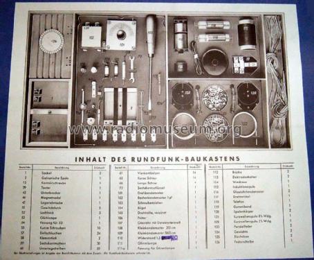 Rundfunk-Baukasten ; Siemens & Halske, - (ID = 1840081) Bausatz