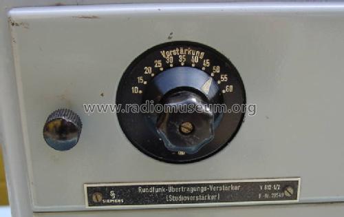 Rundfunk-Übertragungs-Verstärker V 612-1/2; Siemens & Halske, - (ID = 509113) Ampl/Mixer