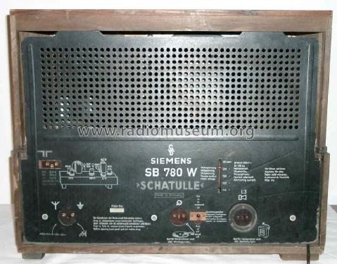 Schatulle SB780W Spitzensuper SB780W; Siemens & Halske, - (ID = 337719) Radio