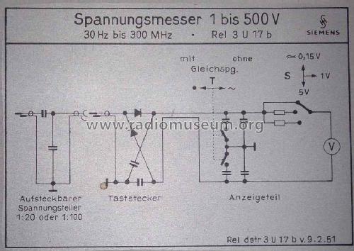 Spannungsmesser Rel-3U17 b; Siemens & Halske, - (ID = 1679453) Equipment