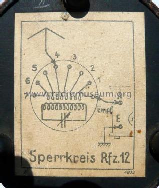 Sperrkreis Rfz12; Siemens & Halske, - (ID = 622413) mod-past25