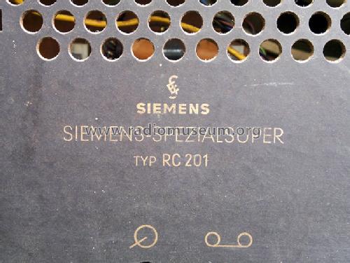 Spezial-Super RC 201 L; Siemens & Halske, - (ID = 1674308) Radio