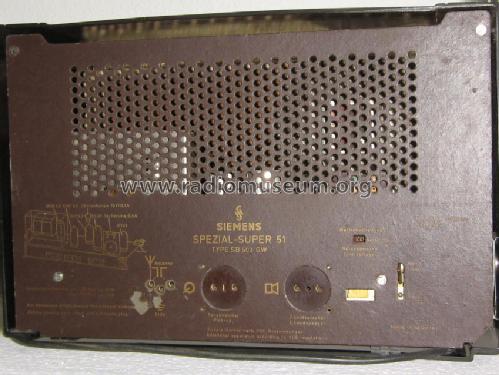 Spezialsuper 51 SB502GW; Siemens & Halske, - (ID = 501227) Radio