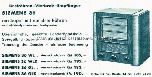 Sport-Super 36GL; Siemens & Halske, - (ID = 1594693) Radio