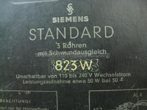 Standard 823W; Siemens & Halske, - (ID = 821528) Radio