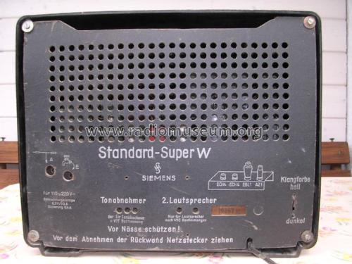 Standard-Super W ; Siemens & Halske, - (ID = 1988428) Radio