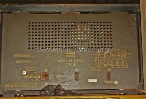Super C40K; Siemens & Halske, - (ID = 1029159) Radio
