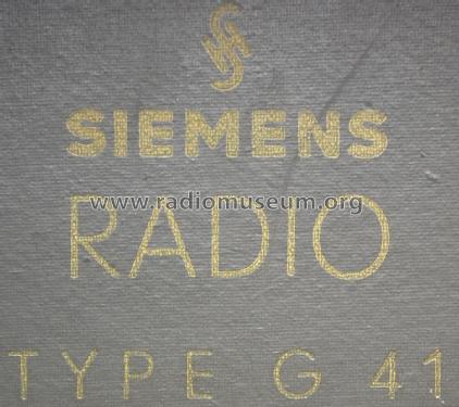 Super G41; Siemens & Halske, - (ID = 2324684) Radio
