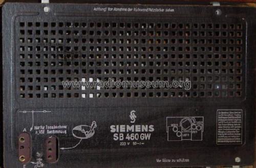 Super SB460GW; Siemens & Halske, - (ID = 3587) Radio