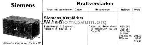 SV8aW; Siemens & Halske, - (ID = 2172101) Verst/Mix