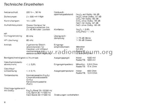 Tapedeck RC555; Siemens & Halske, - (ID = 1951694) R-Player