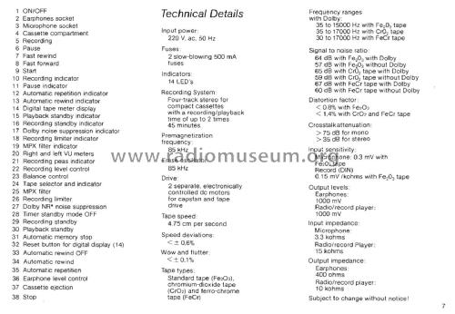 Tapedeck RC555; Siemens & Halske, - (ID = 1951697) R-Player