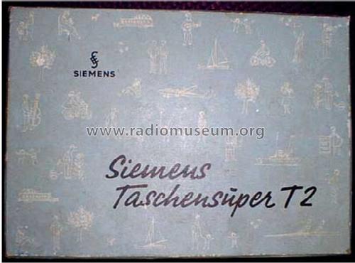 Taschensuper T2; Siemens & Halske, - (ID = 58056) Radio