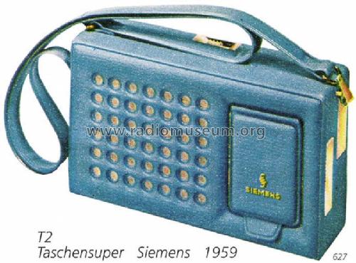 Taschensuper T2; Siemens & Halske, - (ID = 990) Radio