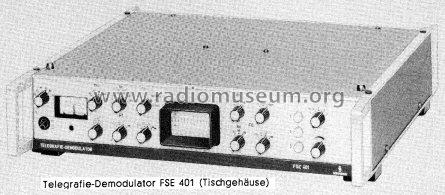 Telegrafie Demodulator FSE401; Siemens & Halske, - (ID = 1155052) Adaptor
