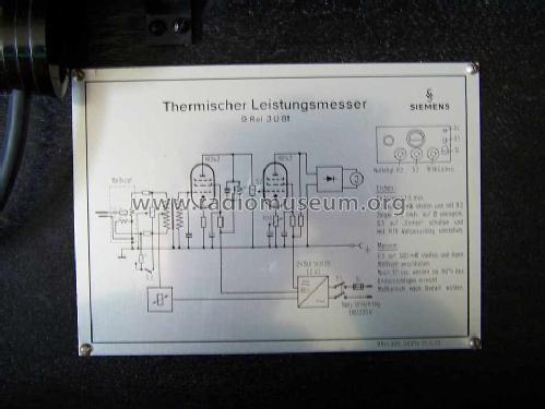 Thermischer Leistungsmesser 9Rel3U81; Siemens & Halske, - (ID = 1032357) Equipment