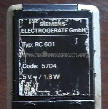 Trabant RC601; Siemens & Halske, - (ID = 921824) R-Player