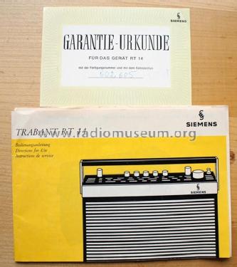 Trabant RT14; Siemens & Halske, - (ID = 1266204) Radio