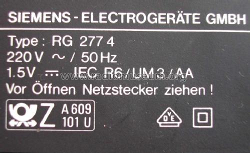 Uhrenradio RG 277; Siemens & Halske, - (ID = 1659396) Radio