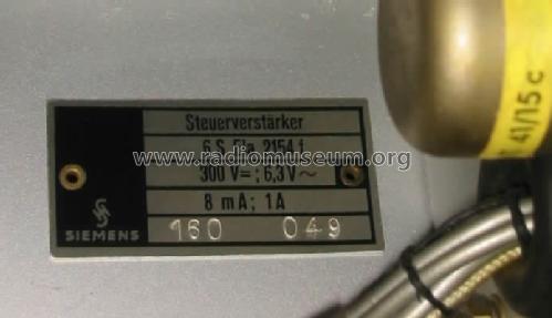 Vorverstärker 6SEla2154; Siemens & Halske, - (ID = 429160) Ampl/Mixer